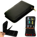 12 Slots Pencil Case, Big Capacity Pen Case Desk Organizer with Zipper for