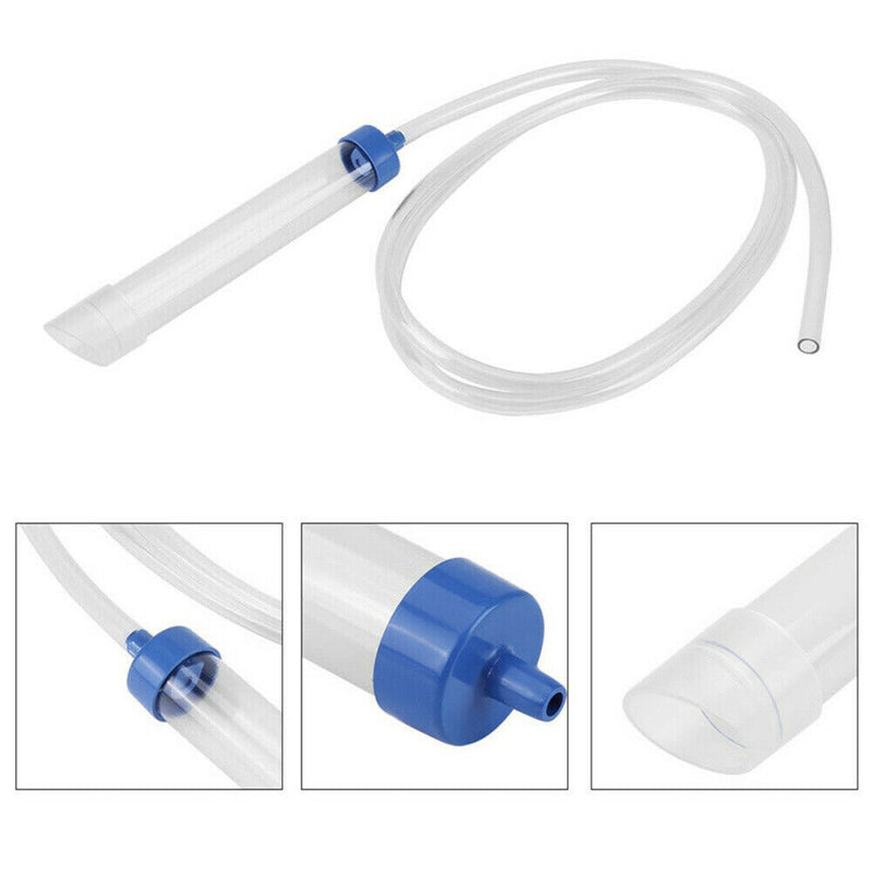 Clean Tool Manual Water Changer Pipe Vacuum Siphon Tube Fish Tank Gravel Cleaner