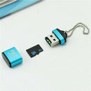 Memory Card Reader To USB 2.0 - Adapter for Micro SD SDHC SDXC TF Memory Card