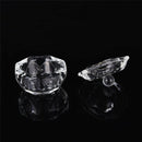 Crystal Glass Dappen Dish with Lid Bowl Cup Nail Art Craft Salon School Tool nME