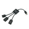 Type-C 3.1 HUB Adapter 3-in-1 USB-C Male to USB 2.0 Female OTG Cable dfs CXJ