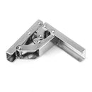90 Degree Folding Door/Shelf Hinge Invisible Furniture Bracket Table Holder A