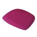 4pcs Stretch Dining Chair Seat Covers Desk Chair Cushion Protector Rose Red