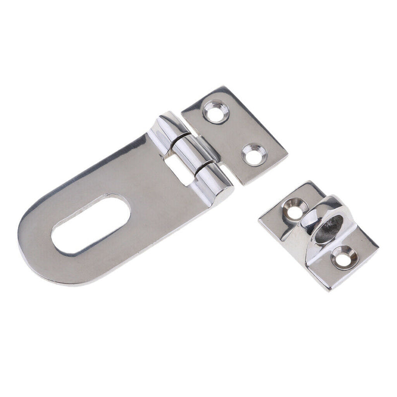 1 Set Marine Deck Cabin Stainless Steel Hasp Lock Hinge Hardware Boat Parts
