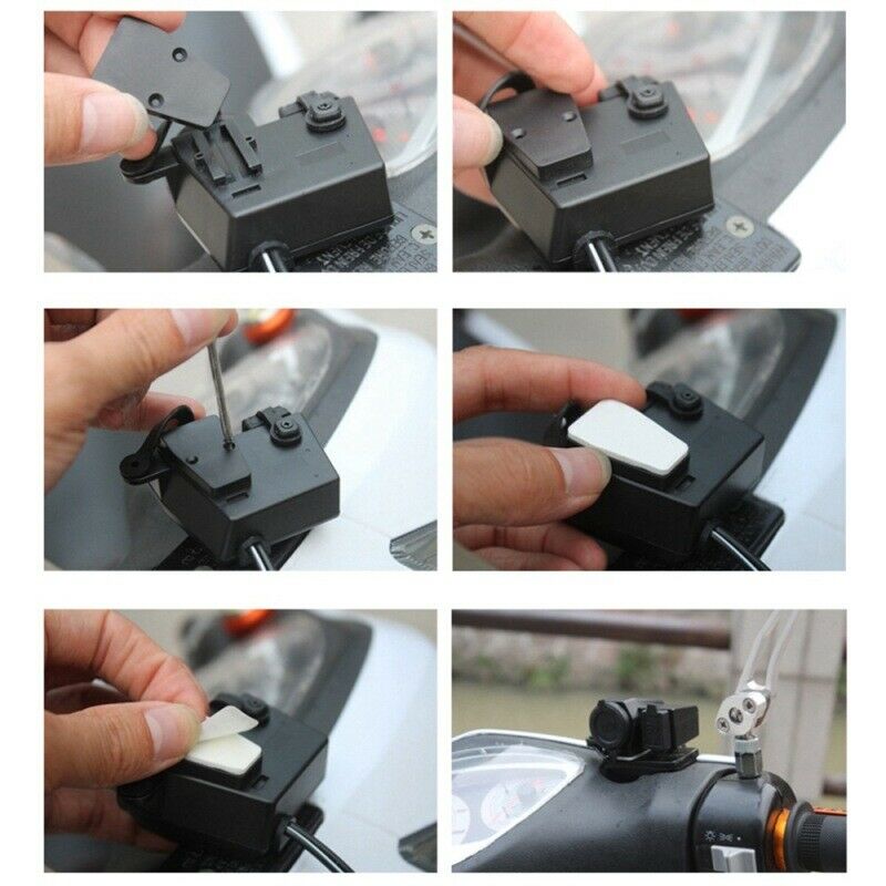 12V Motorcycle USB Charger Cigarette Lighter Waterproof Power Ports Outlet New