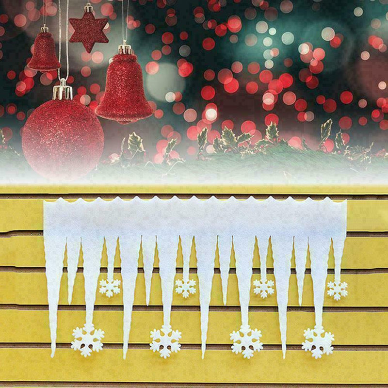 Christmas decoration bubble ice stripes snowflakes Hot wall W decoration wi H8L9
