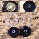 2 Base Gear + 2 Rubber Gear Replacement Spare Parts fit for 250W Magic Bullet