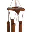 Star Bamboo Windchime 24.4inch Long Durable Hand Crafted Garden