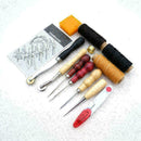Leather 1 Set New Craft Hand Stitching Sewing Tool W2M3 Kit/ T Waxed Thimbl S7O8