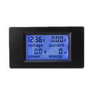 DC 6.5-100V LCD Digital 20A Volt Watt Power Meter Ammeter Voltmeter Tester