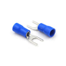 20PCS Fork Spade Wire Connector Electrical Crimp Terminal 14-16AWG 4mm JCME