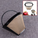 Reusable 10-12 Cup Cone Shape Filter Fit For Basket Style Coffee Maker New