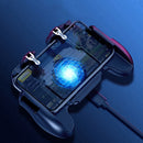 Cooling Fan Gamepad PUBG Mobile Phone Game Controller Joystick for Smart phone U