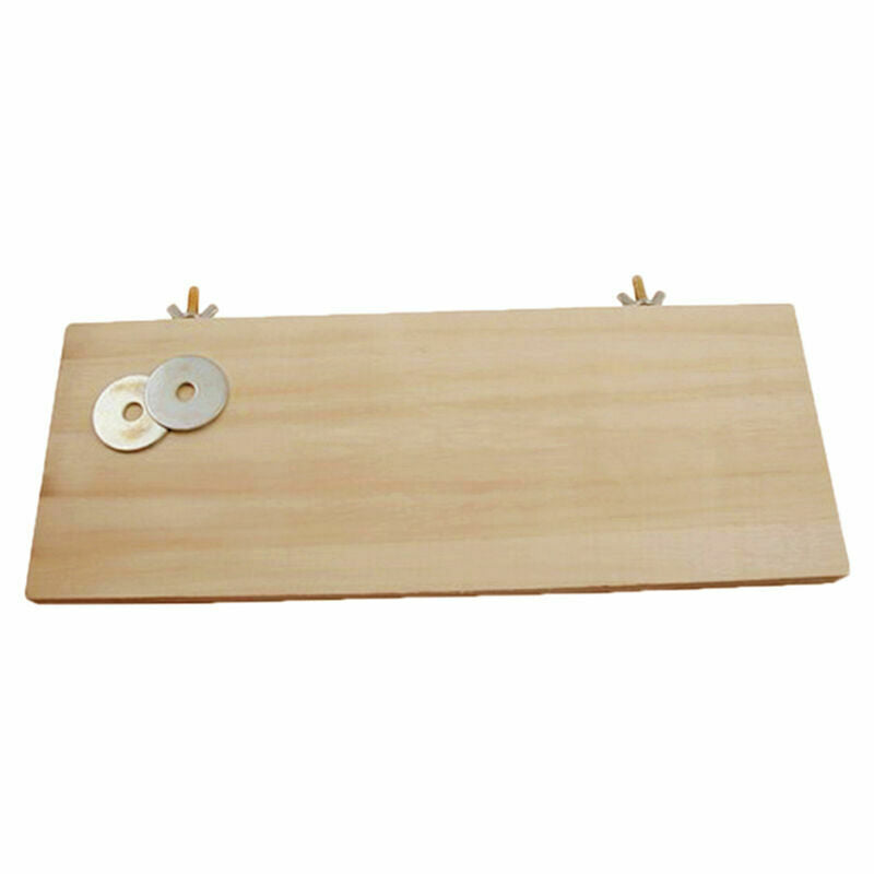 Parrot Pet Bird Wooden Hanging Stand Perch Platform Toys 13x28cm ,w/ G7P0