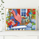 5D DIY Full Drill Diamond Painting Flowers Balcony Cross Stitch Embroidery