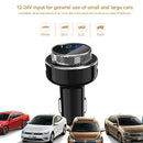 Bluetooth 5.0 Fast Charge Memory Playback For Car ABS FM Transmitter Universal