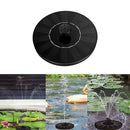 Mini Solar Bird Bath with Nozzle Free Standing Floating Water Fountain Pump