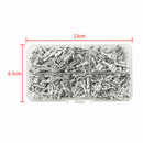 500pcs 6.3/4.8/2.8 Series Of Self-locking Bolt Spring Switch Plug Terminal VFH