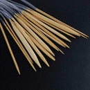18 Sizes Circular Knitting Needles 60cm Long Smooth Finish Knitting Needles
