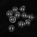 10 Small Tiny Globe Glass Bottle Necklace Charm Pendant Craft Jewelry