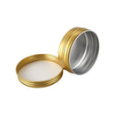 10Pcs Cans Screw Top Containers Aluminum Round Cans Travel Tins Storage Jar