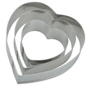 Heart Cut Outs/Heart Cookie Cutters,Set of 3
