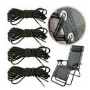 4X Ropes Elastic Cord For Recliner Chairs Zero-Gravity Garden Sun Lounger Chair