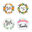 500pcs Floral Thank You Label Stickers Wedding Party Crafts DIY Gift PackagSEAU