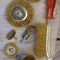 Seven Pcs/Set Drill Wire Wheel Cup Brush For Polishing Rust Brass + Steel W E2E3