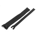 Clothes Nylon Zippers Zips 12-inch Long 5 Pcs Black D1L3