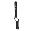Black + White Sport Silicone Watch Band Wrist Strap with Buckle For Polar A360