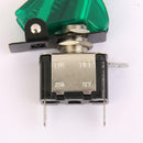 12V 20A Car Auto Cover Green LED SPST Toggle Rocker Switch Racing ON-OFF