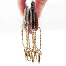 5 x DIY Full Drill Diamond Painting Key Chain Keychain Key Ring Handmade G GNN