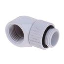 G1/4 Thread 90 Degree Fitting Adapter Rotary Water Cooled Connector(White)