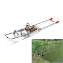 automat fishing rod holder upgraded double spring thickened steel fishing pole Z