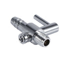 5mm Tube Diameter Single Way Air Flow Control Valve 2 Pcs for Aquarium