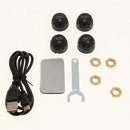 Universal TPMS Tire Pressure Monitoring System Automatic Alarm LCD Display