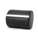 Black Necktie Neck Tie Storage Case Travel Gift Box Cylinder Shape