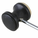 Stainless steel & felt Shaft Black Drum Pedal Bass Drum Beater Instrument A