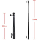 Extendable Waterproof Monopod Selfie Stick Pole Handheld for GoPro Hero