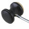 Stainless steel & felt Shaft Black Drum Pedal Bass Drum Beater Instrument A