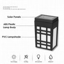 Waterproof Solar LED Light Outdoor Garden Fence Street Pathway Wall Lamp