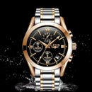 Lige Watch Men'S Fashion Sport Steel Leather Casual Business Quartz Wristwa