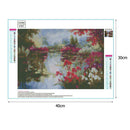 5D DIY Full Drill Diamond Painting Flower Cross Stitch Kit Wall Art (V367)
