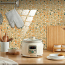 10pcs Ceramic Tile Stickers Set Decorative Wall Decals for Kitchen (TS264) A