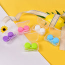 Mini Transparent Clear Portable Contact Lens Case Storage Box Holder Contai Cy