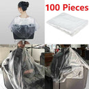 100pcs Hair Cutting Capes Barber Shop Perm Gown Hair Styling Coloring Apron