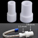 2Pcs 11mm + 6.5mm Dental Suction Tube Convertor Saliva Ejector Suction AdaptorOZ