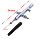 1X(0.35Mm Dual Action Spray Tool Airbrush Kit Siphon Feed Air Brush For Tem