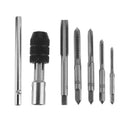6pcs T-type Machine Hand Screw Tap Wrench M3/M4/M5/M6/M8 Tap Die Set Straig